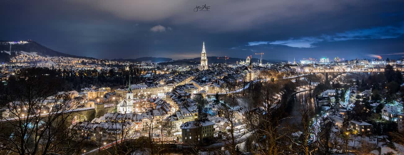  View over the Old Town of Bern