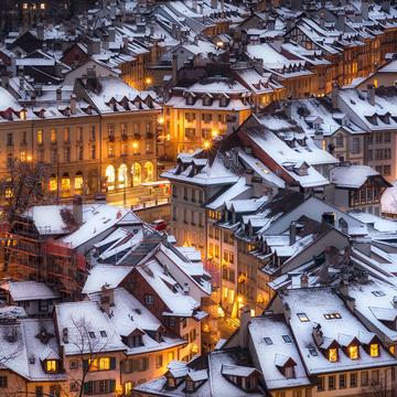  View over the Old Town of Bern, Switzerland
