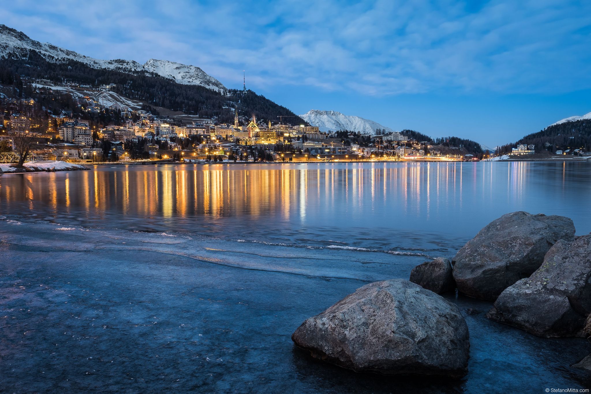 Sankt Moritz is freezing!, Switzerland