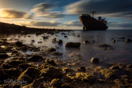 Telamon shipwreck, Arricife,Lanzarote,Spain