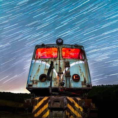 Trenes abandonados de Riotinto, Spain