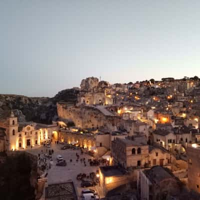 View over Sasso Caveoso, Italy