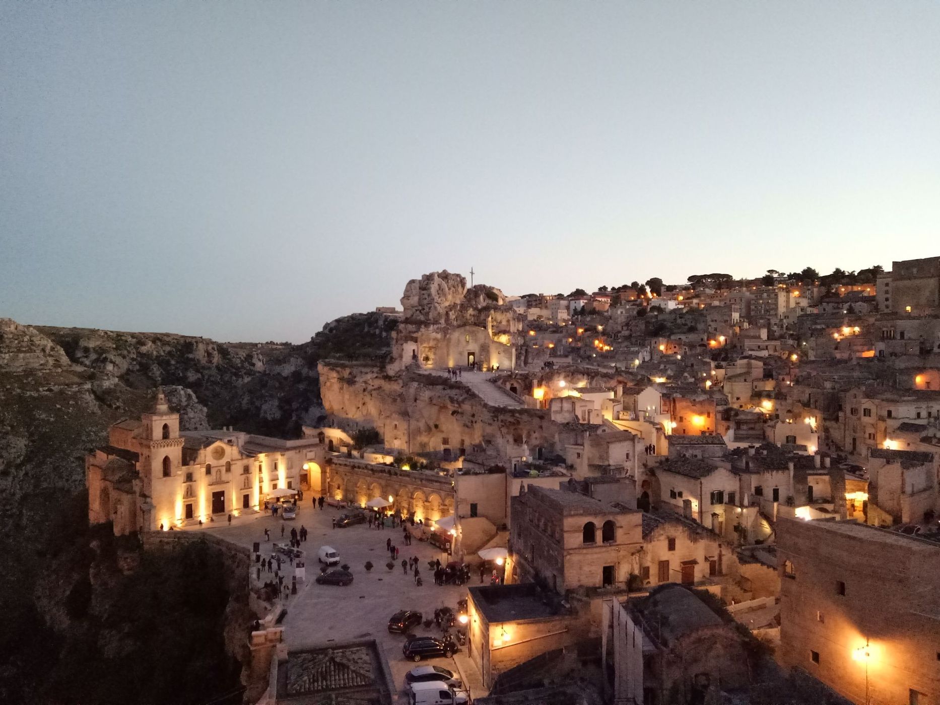 View over Sasso Caveoso, Italy