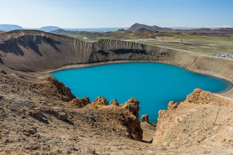 Viti explosion crater in Krafla, Iceland