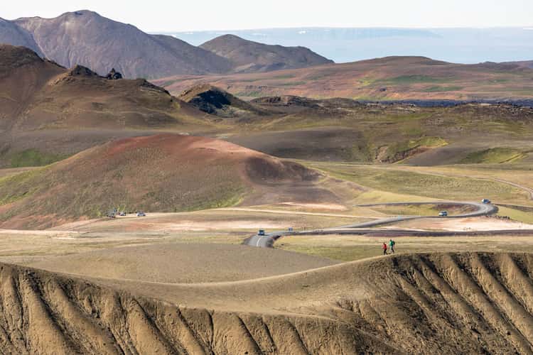 Viti explosion crater in Krafla, Iceland