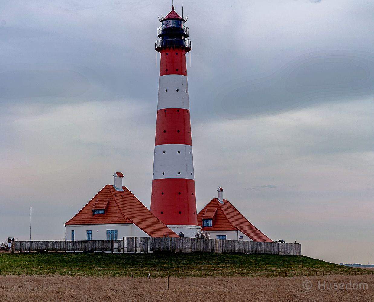 Lighthouse Westerheversand, Germany