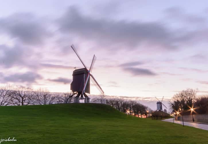 Windmills in Bruges
