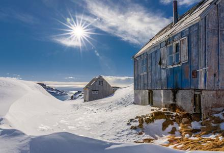 Abandoned house in Kulusuk, East Greenland