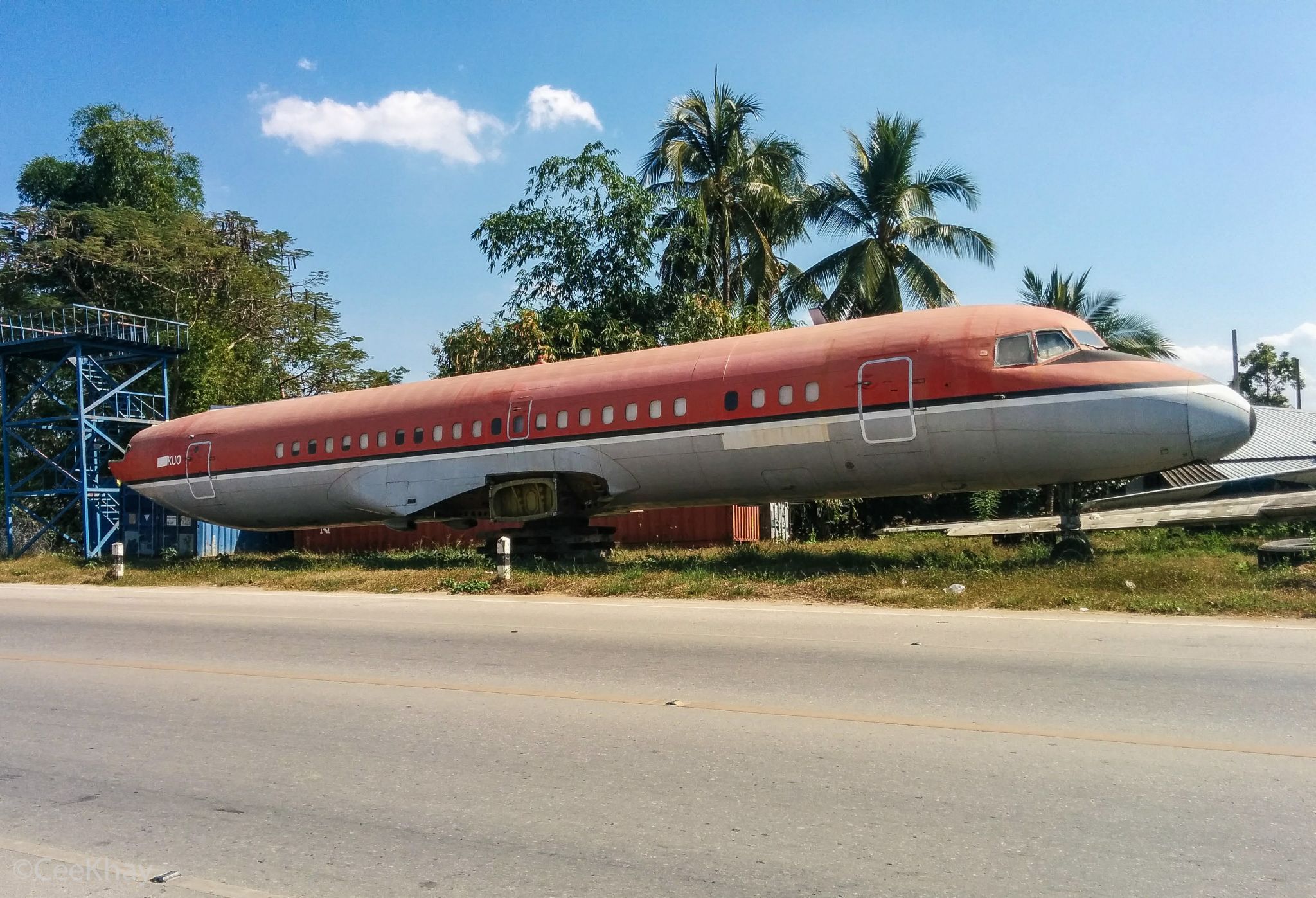 Airplane graveyard, Thailand