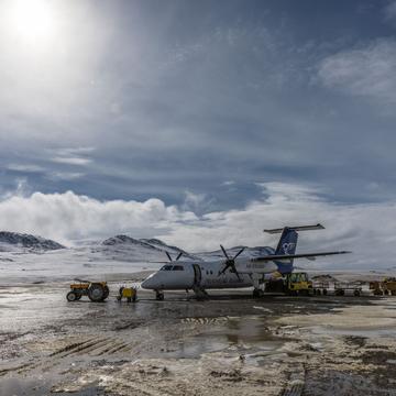 Airport Kulusuk, East Greenland, Greenland