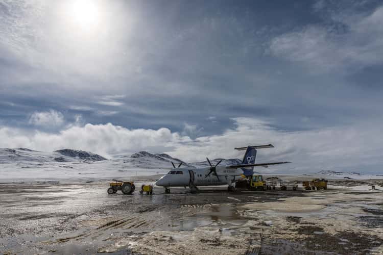 Airport Kulusuk, East Greenland