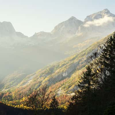 Approaching Vršič pass, Slovenia