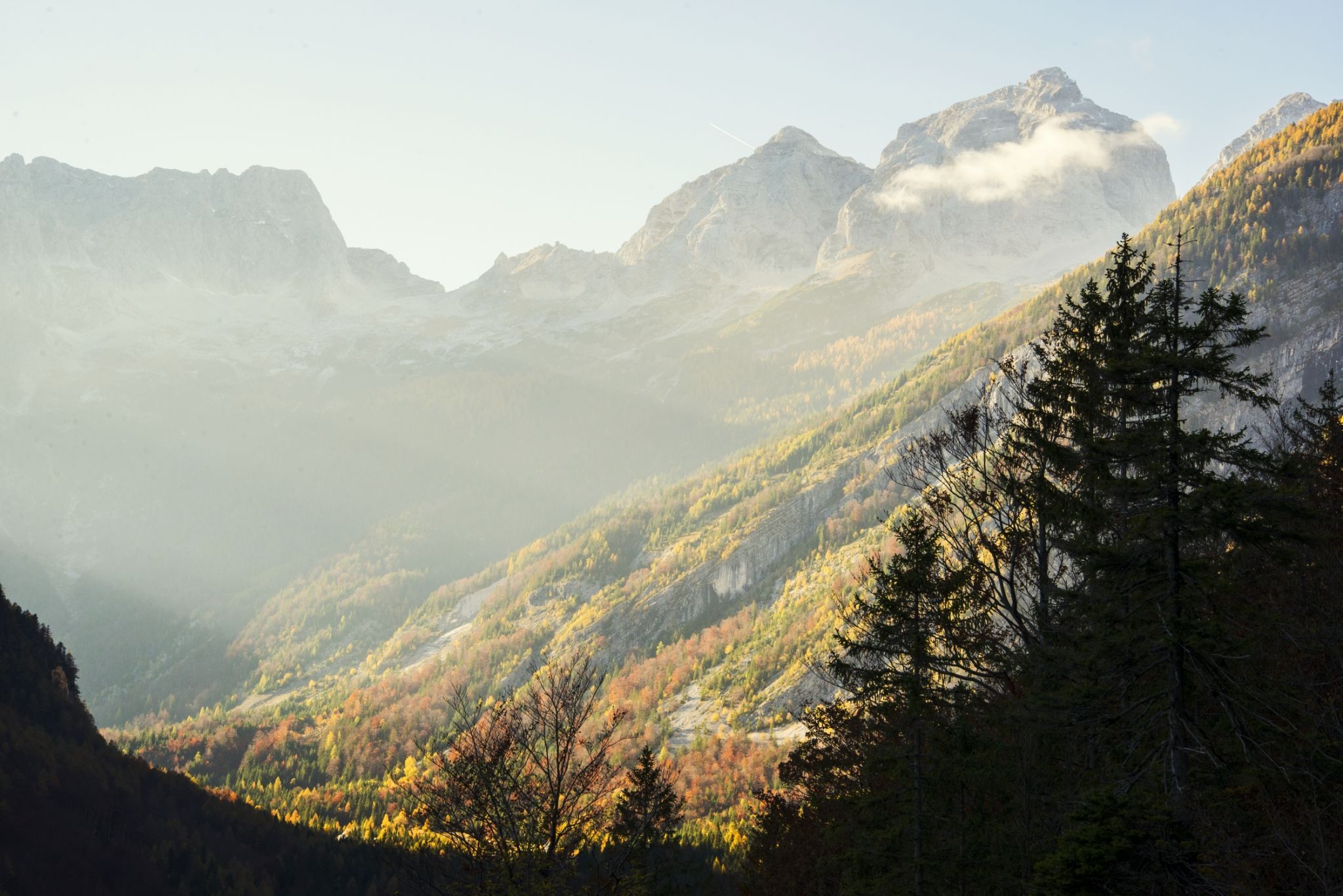 Approaching Vršič pass, Slovenia