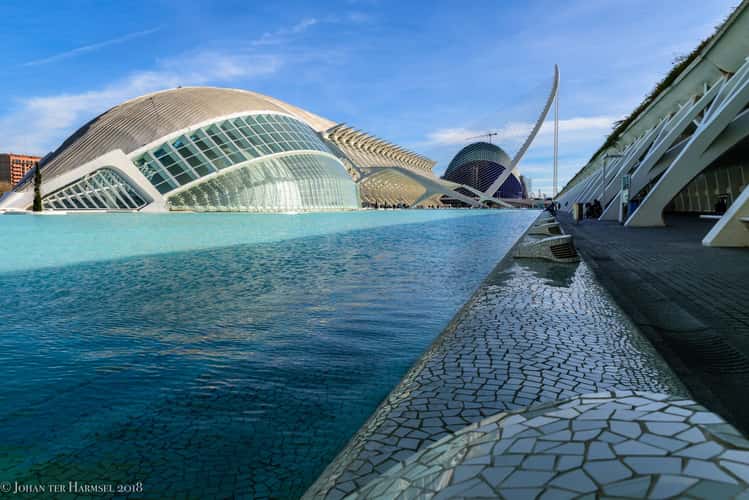 Hemisfèric & Ciudad de las Artes, west view