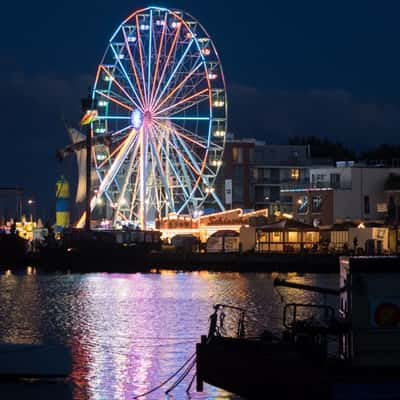 big wheel in eckernfoerde, Germany