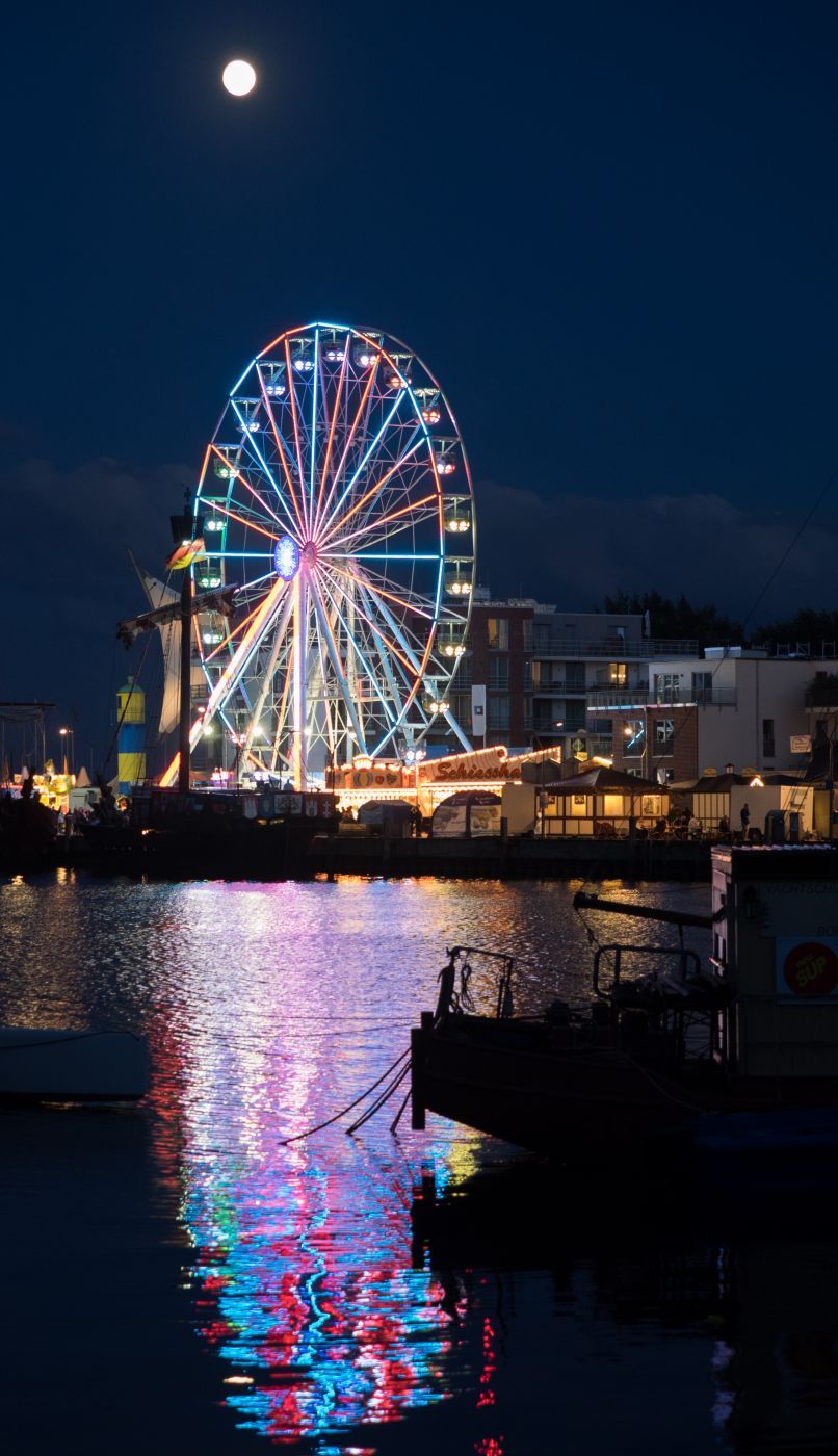 big wheel in eckernfoerde, Germany