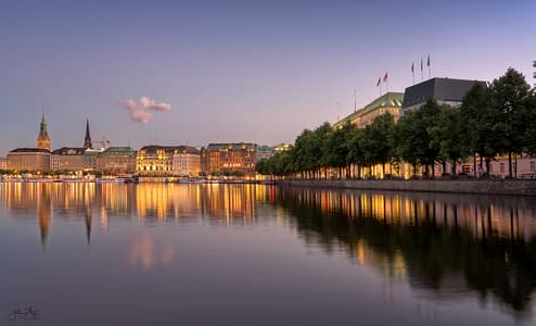 Binnenalster-View, Hamburg