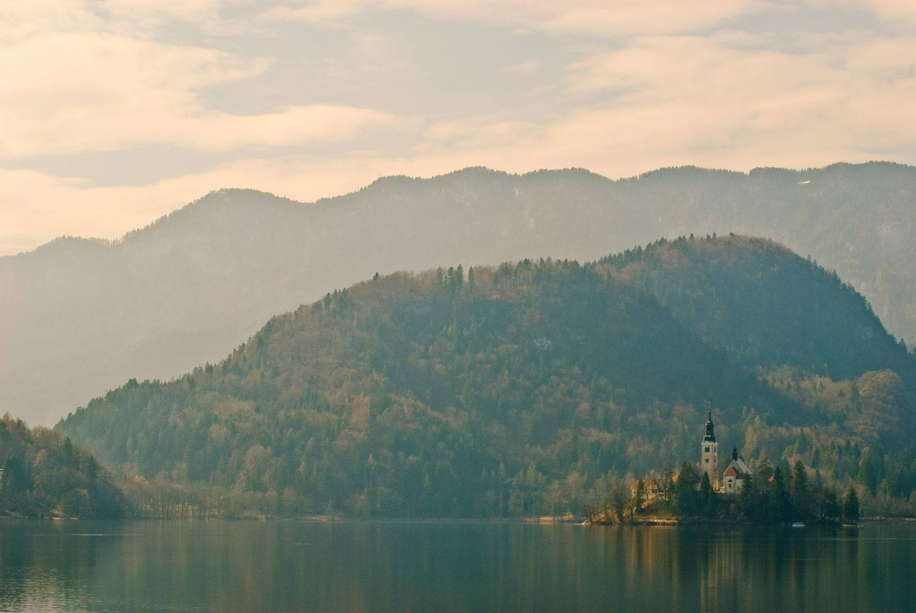 Bled lake and island, Slovenia