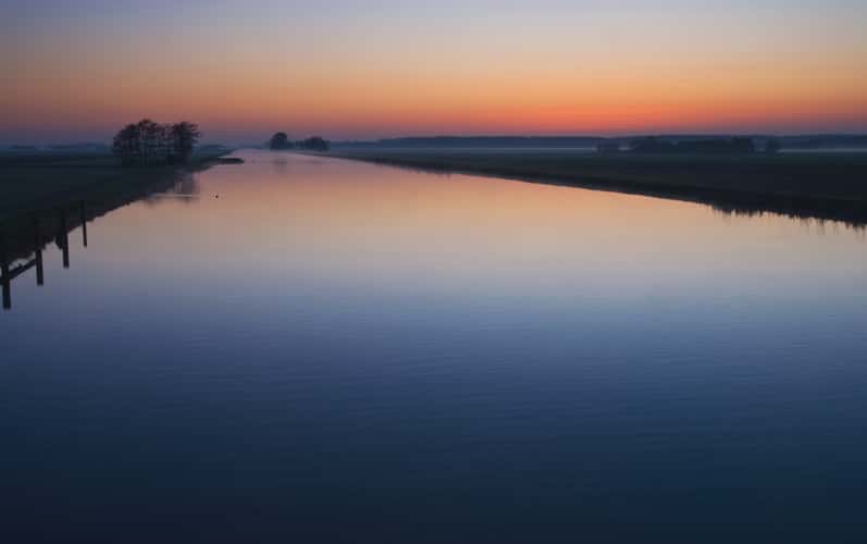 Dutch 'Polder' view (cultivated water / meadow)