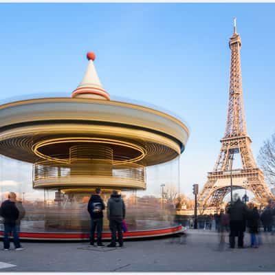 Eiffel Tower's Carroussel, France