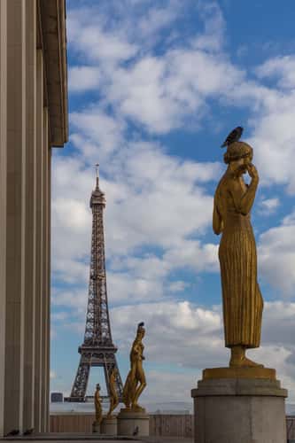 Eiffel Tower from Trocadero, Paris