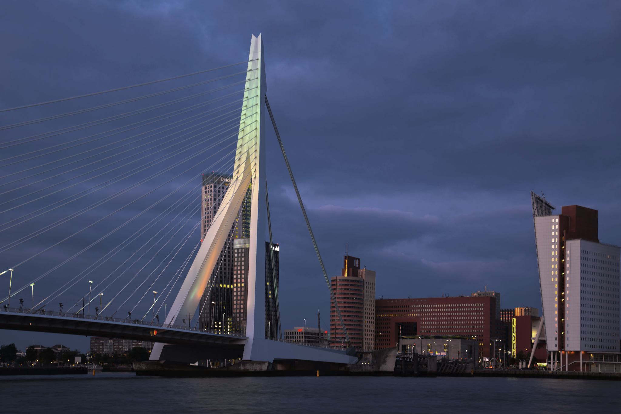Erasmus Bridge (south view), Rotterdam, Netherlands