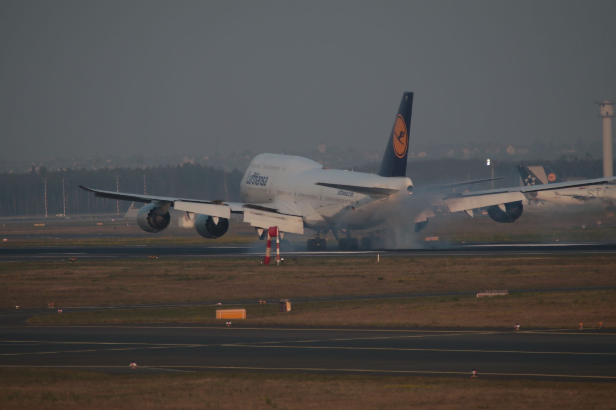 Frankfurt airport plane watching, Germany