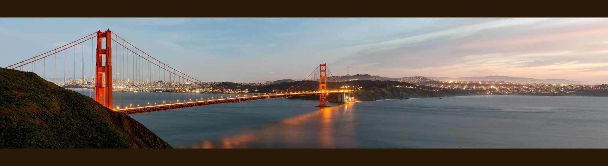 Golden Gate Bridge from Battery Spencer, USA