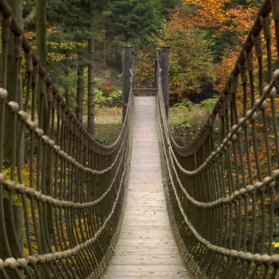 Hängebrücke Kühhude, Germany