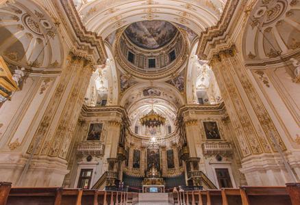 Inside Bergamo Cathedral