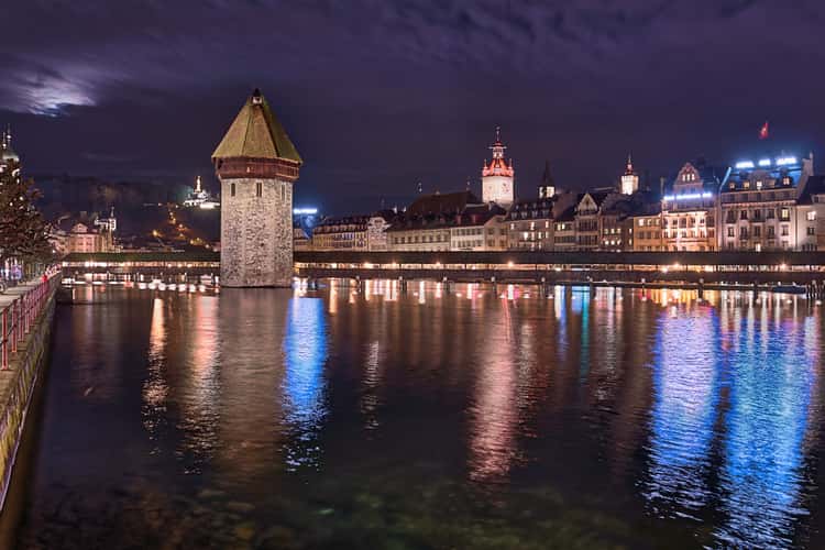 Kapellbrücke from Seebrücke