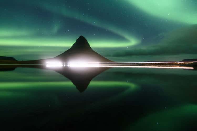 Reflection pool at Kirkjufell