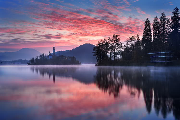 Lake Bled boardwalk