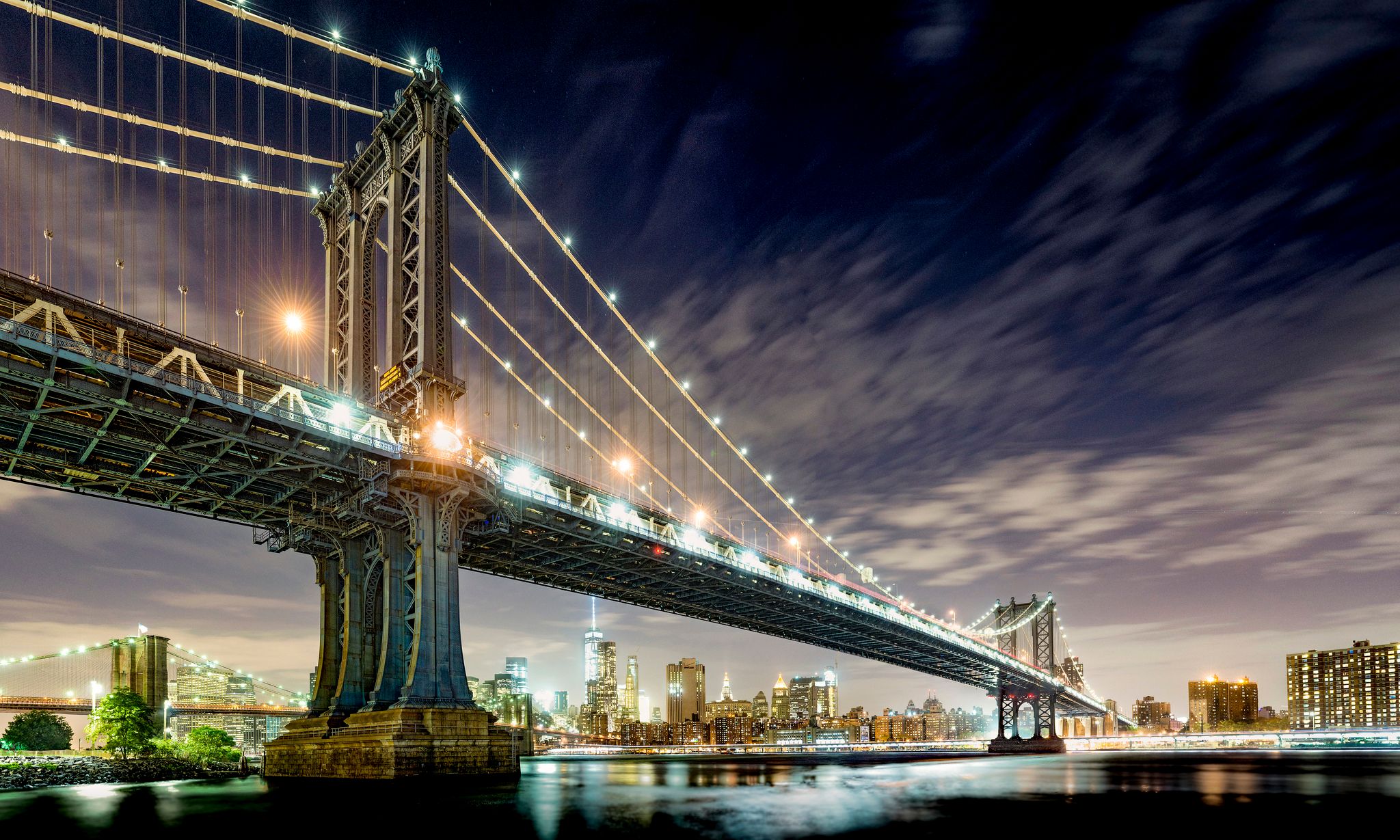 Manhattan Bridge, NYC, NY, USA
