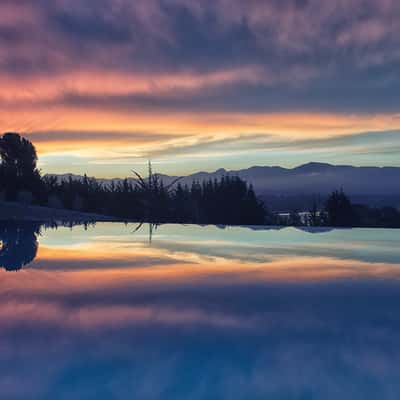 Mount Arthur mirror image, New Zealand