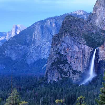 Night Falls-Tunnel View, Yosemite National Park, USA