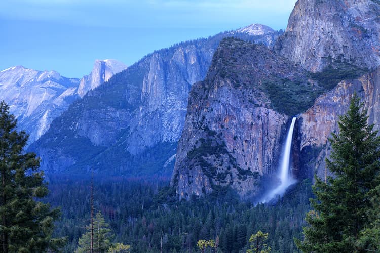 Night Falls-Tunnel View, Yosemite National Park