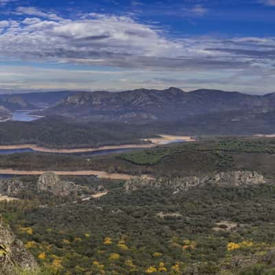 Panoramic view from Puerto Peña, Spain