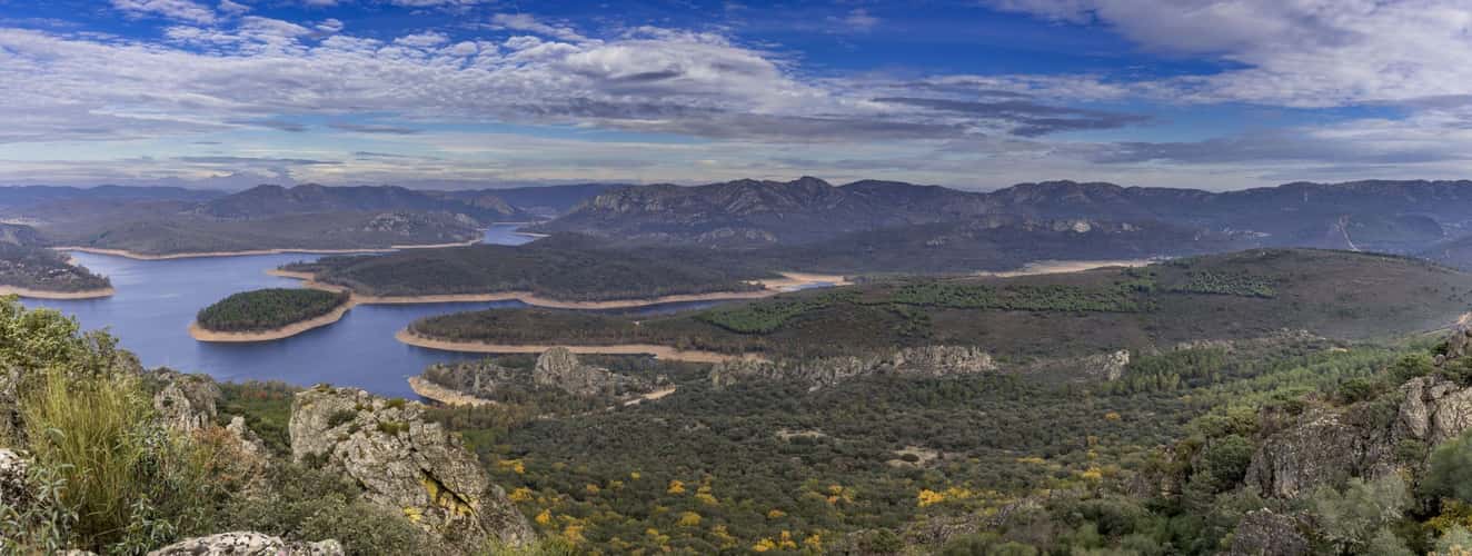 Panoramic view from Puerto Peña
