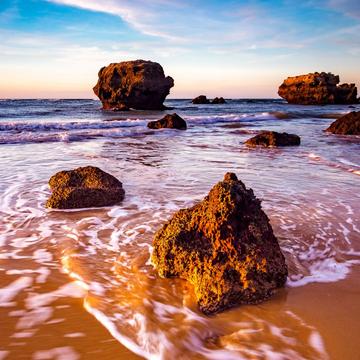 Praia da Oura, Algarve (western part), Portugal