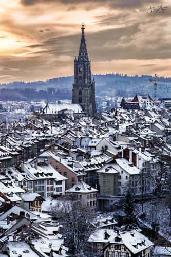  View over the Old Town of Bern
