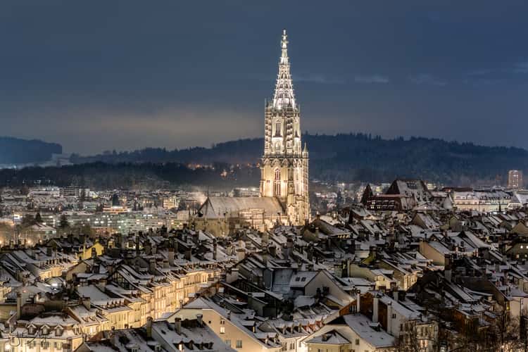  View over the Old Town of Bern
