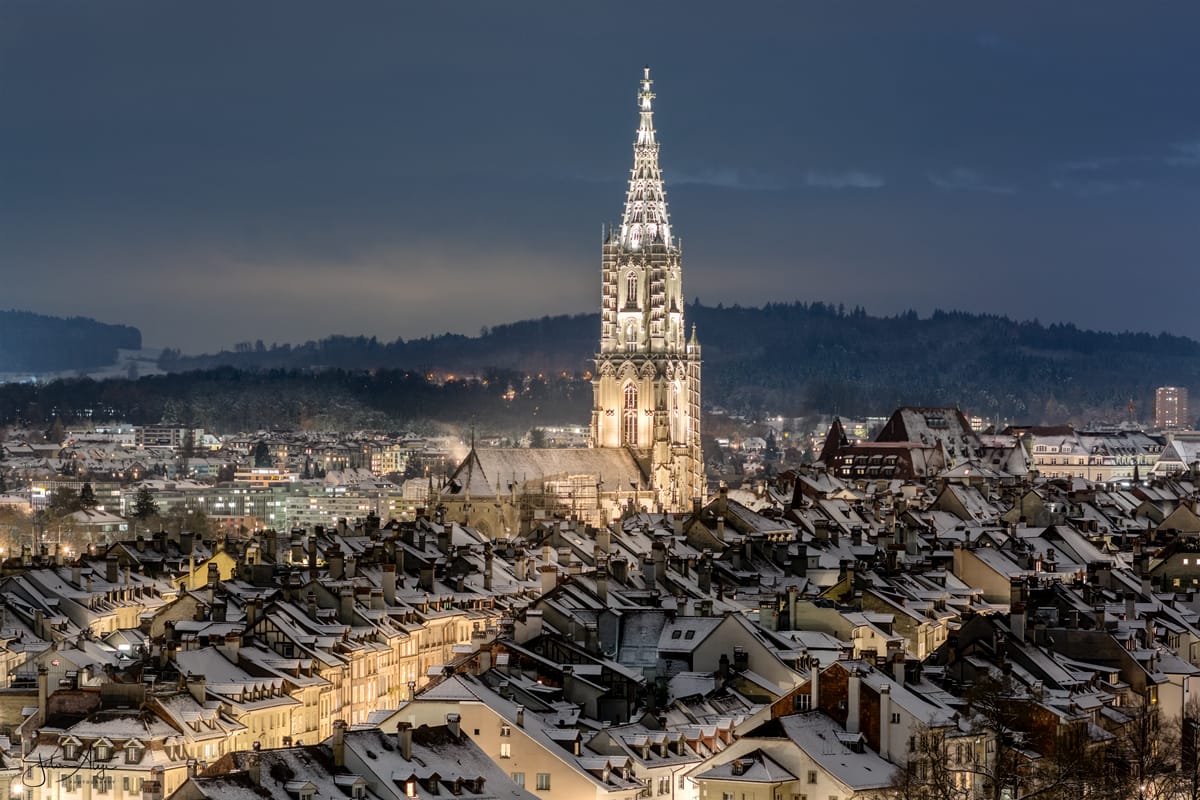  View over the Old Town of Bern, Switzerland