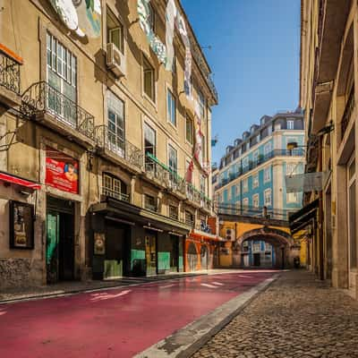 Rua Nova do Carvalho, Lisboa, Portugal