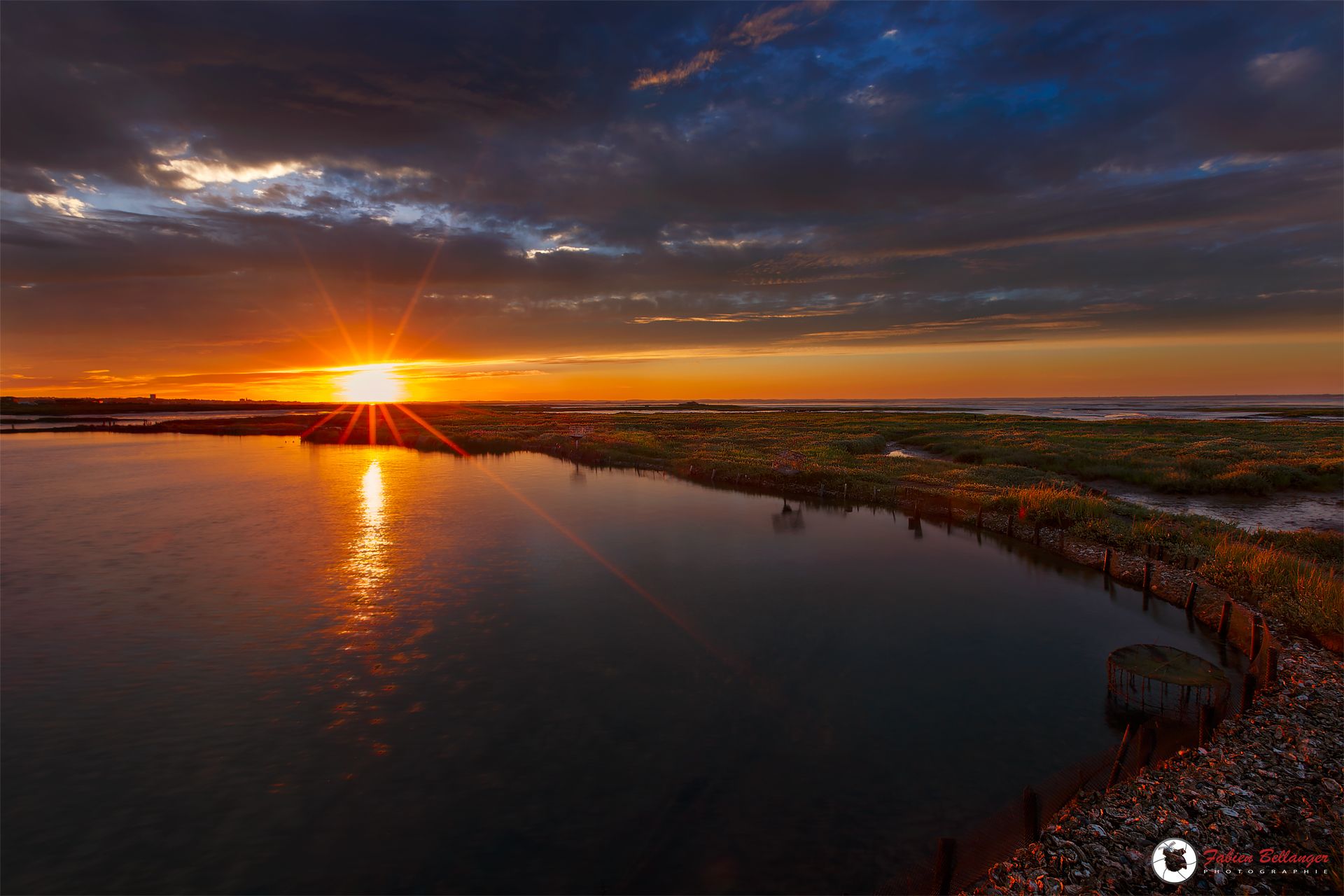 Salt Fields of Gujan Mestras, France