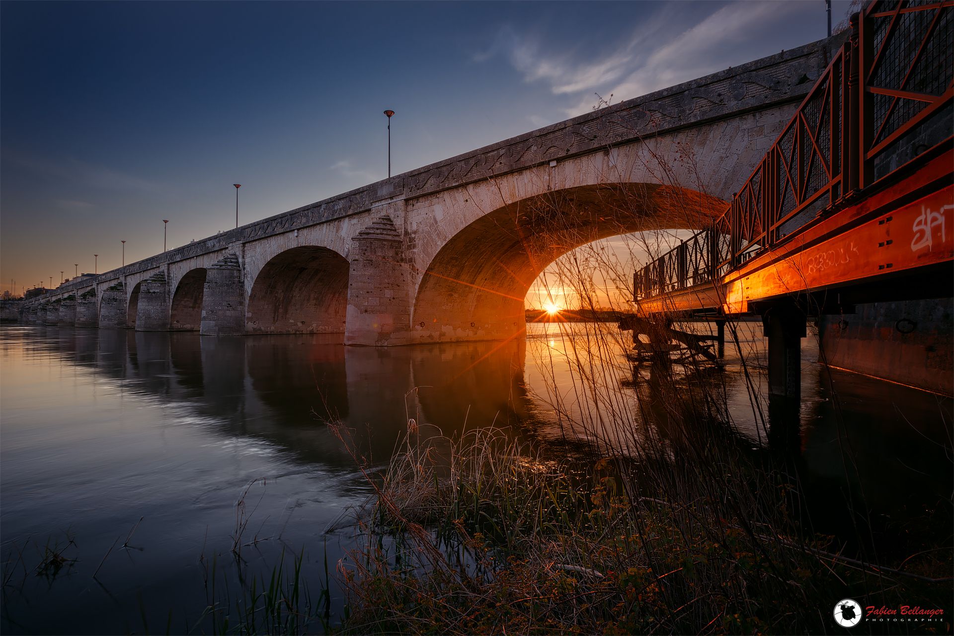 Saumur Old Bridge, France