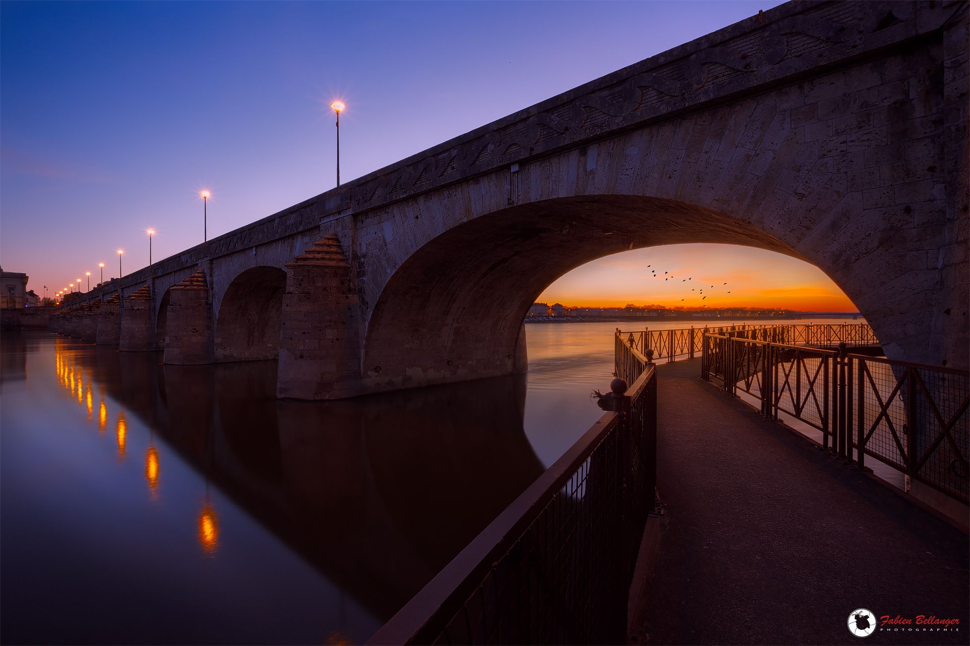 Saumur Old Bridge, France