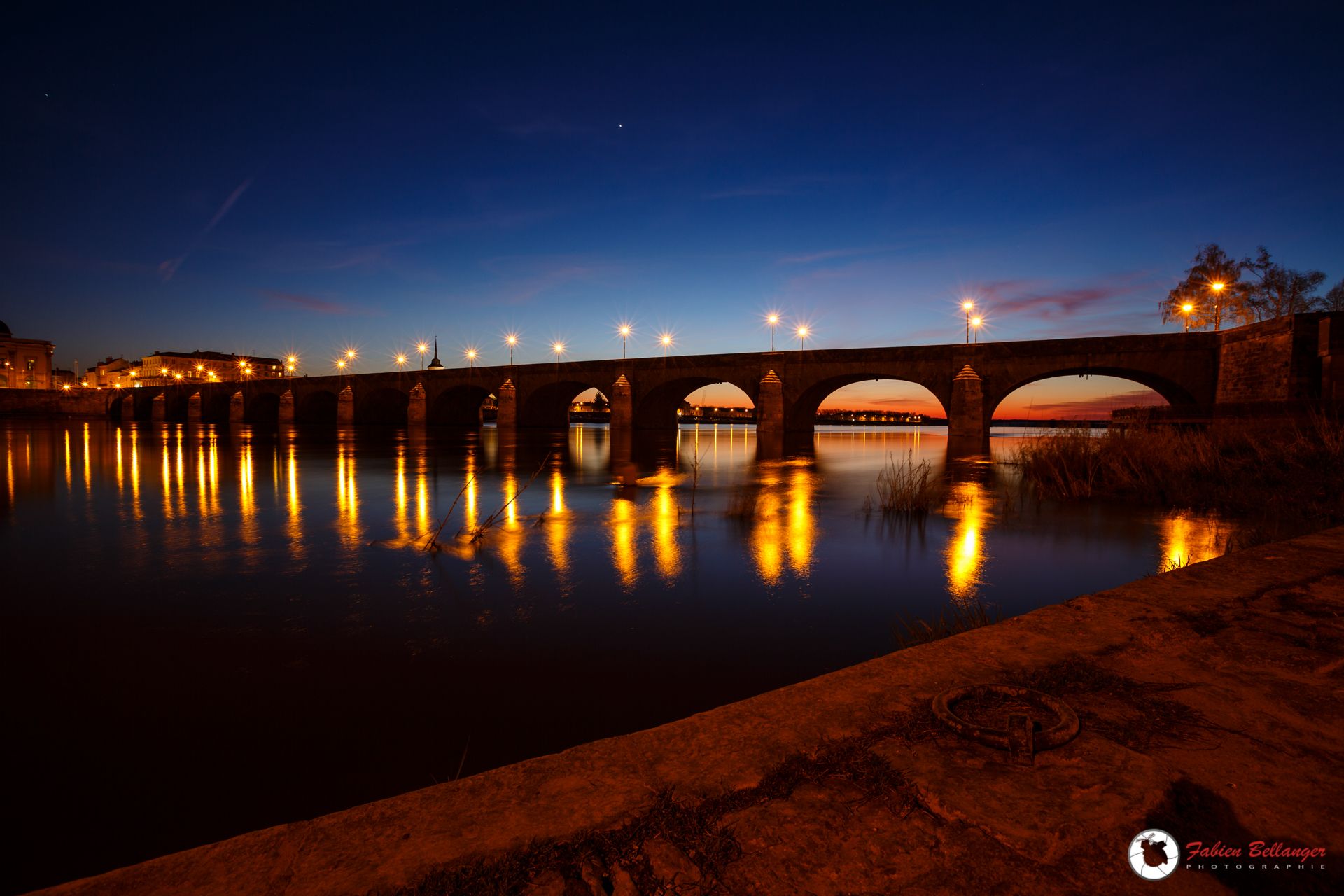 Saumur Old Bridge, France