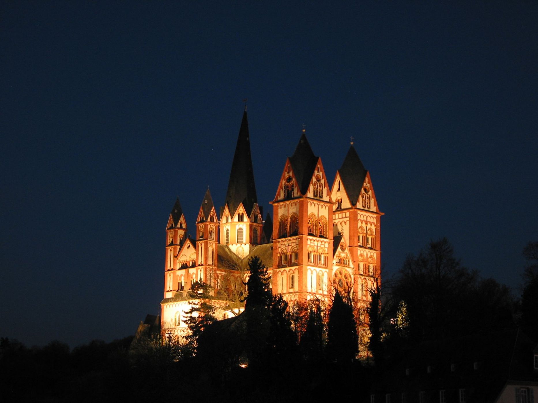 St. Nepomuk & Cathedral of Limburg a. d. Lahn, Germany