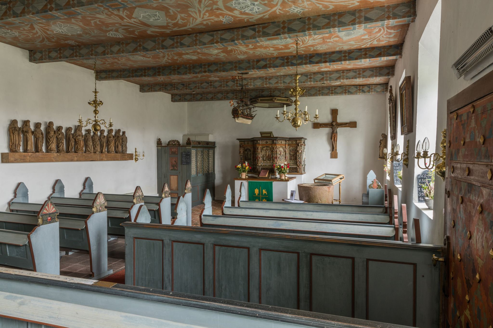 St. Petri church, Hallig Oland, Germany